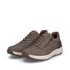 Rieker Men Hans Casual Laced Shoe - Coffee